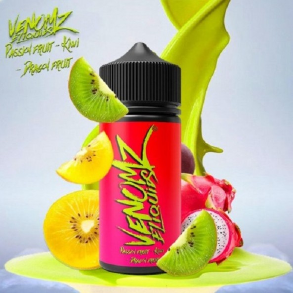 VenomZ Passionfruit – Kiwi – Dragonfruit on Ice 120ml